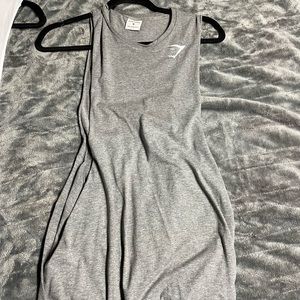 Gray gymshark tank